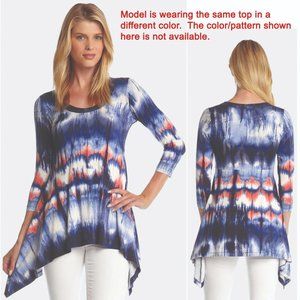 Karen Kane scoop neck handkerchief tunic!